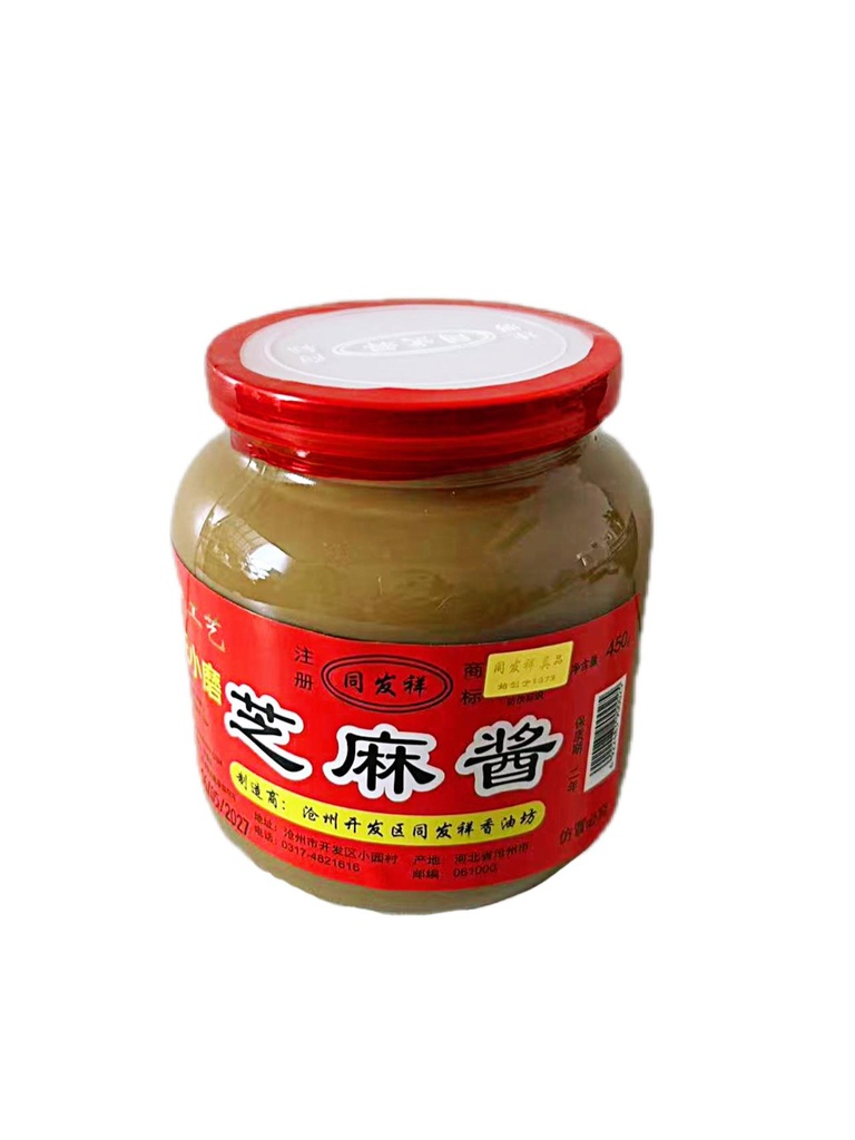 T同发祥芝麻酱450g*24/तिल का पेस्ट