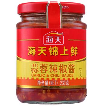 海天锦上鲜蒜蓉辣酱230g*15/ Sos bawang putih