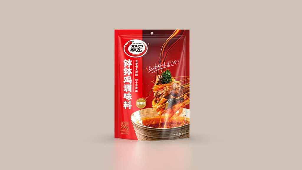 T翠宏鉢鉢雞調味料208g *24/調味料（麻辣口味）
