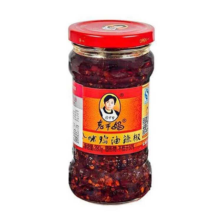 T老干妈 फ्लेवर चिकन ऑयल चिली सॉस 280g*24/ मिर्च सॉस