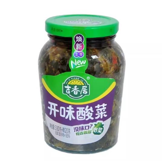 X吉香居开味酸菜350G*12/ผักดอง