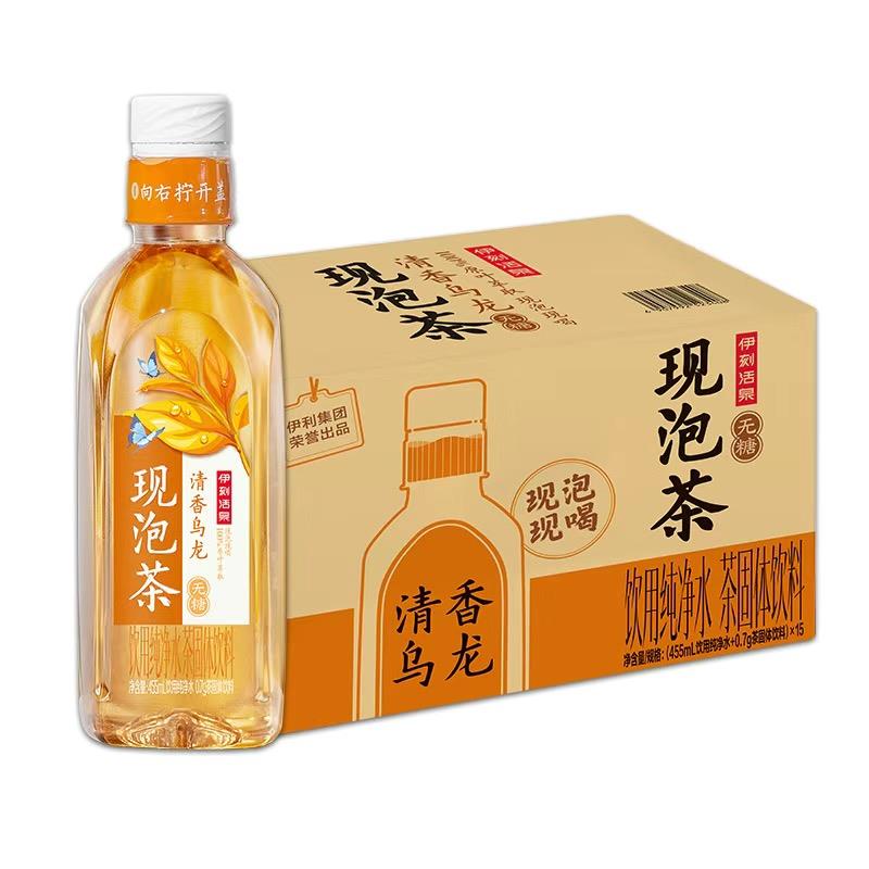 Y伊利伊刻活泉现泡茶清香乌龙茶455ml*15/Minuman Teh Oolong（tanpa gula）