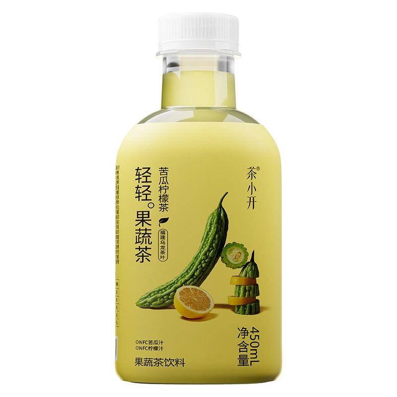 Y Tea Xiao Kai Light Fruit and Vegetable Tea Bitter Melon Lemon 450ml*15/Lemon tea