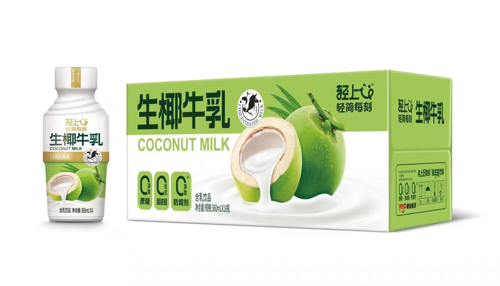 Y轻上生椰牛乳 360ml *18/পানীয় (নারকেলের স্বাদ)