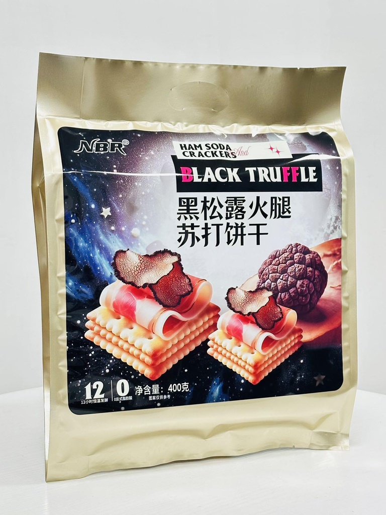 众星NBR黑松露火腿苏打饼干 400 جم * 12 / بسكويت