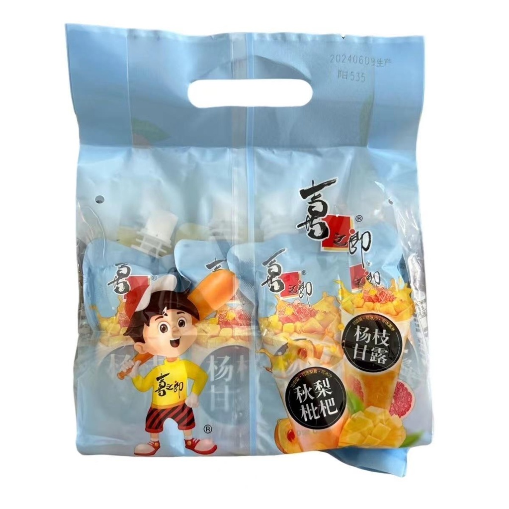 喜之郎杨枝甘露秋梨琵琶吸的果冻/Jelly（rasa mangga & pir musim gugur）600g*10