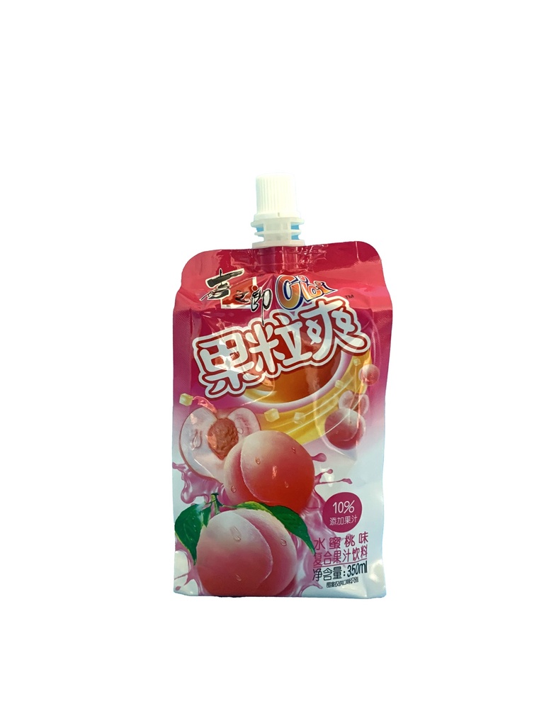 喜之郎果粒爽水蜜桃350ml*24/Gulay ng Prutas (Lasa ng Peach)