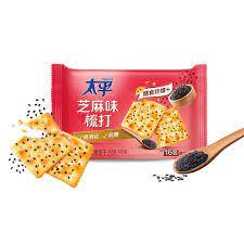 太平苏打饼干（芝麻味）/400 جرام*12