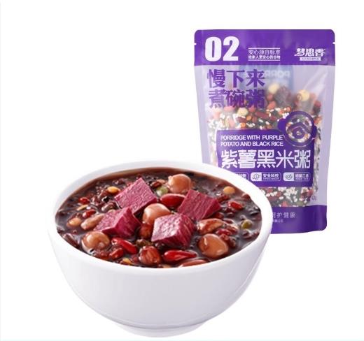 梦思香紫薯黑米粥400g*30/粥