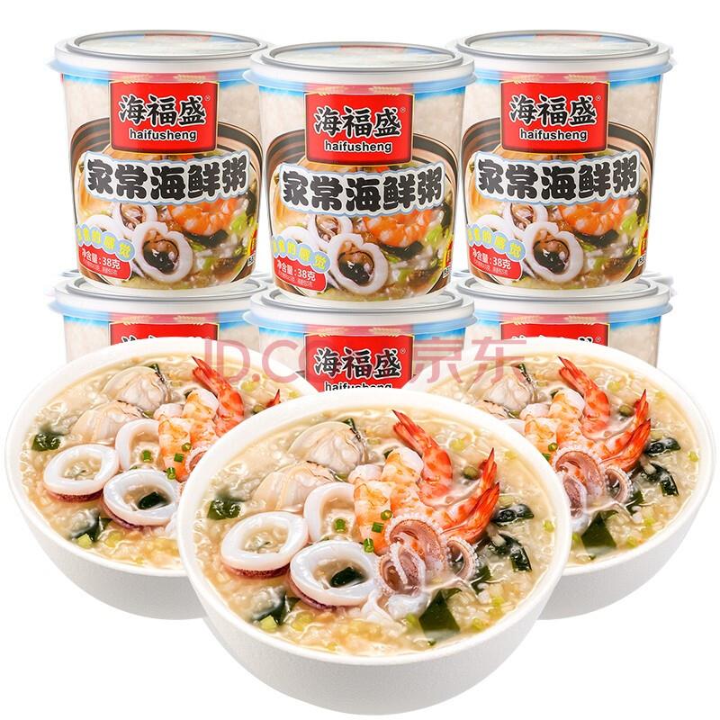 海福盛即食粥（家常海鲜粥）38克*24
