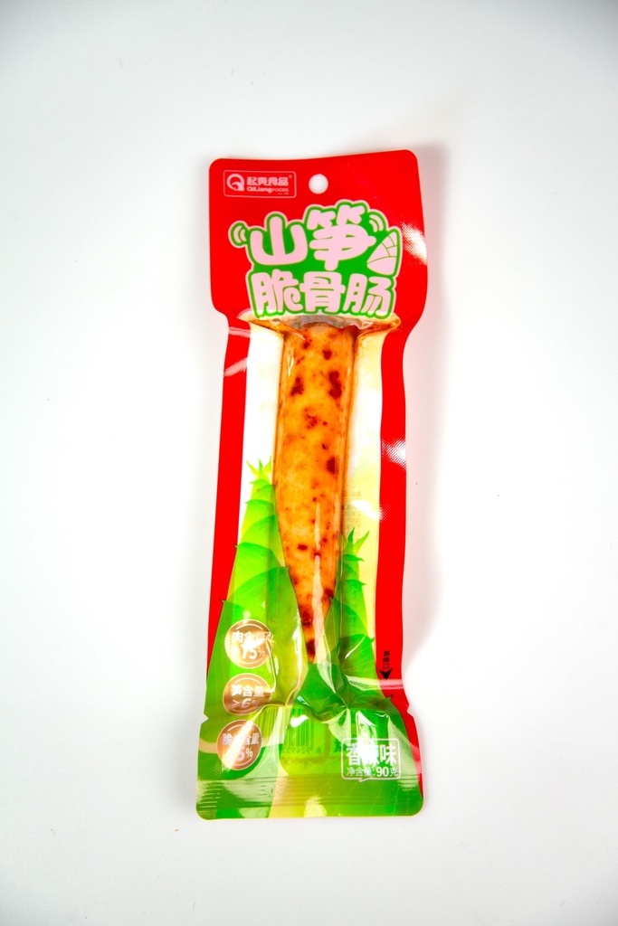 起亮山笋脆骨肠香辣味90 جم * 80