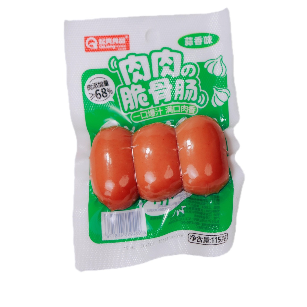 起亮肉肉脆骨肠蒜香味115g*80