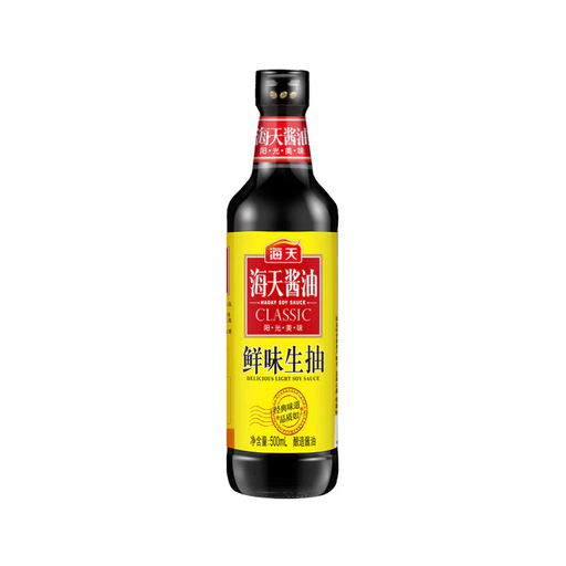 [HT027] 海天鲜味生抽500ml*12/美味淡酱油