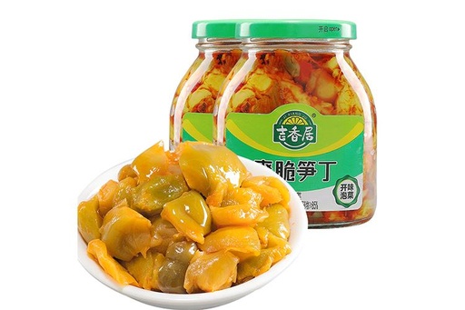 [JXJ02] X吉香居爽脆笋丁266g*12/măng bào