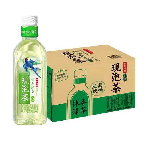 [6907992522692] Y伊利伊刻活泉現泡茶抹春綠茶455ml*15/綠茶（無糖）
