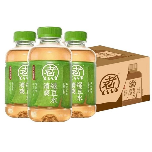 [6975176783191] Y元气森林自在水清爽绿豆水/Genki Forest น้ำถั่วเขียว/500ml*15