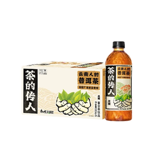 [6973870136657] Y康师傅茶的传人普洱茶500ml*15/Pu'er tea beverage