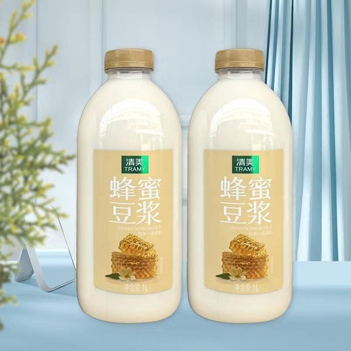 [6974854974678] Y清美นมถั่วเหลืองน้ำผึ้ง1L*12/นมถั่วเหลือง (รสน้ำผึ้ง)