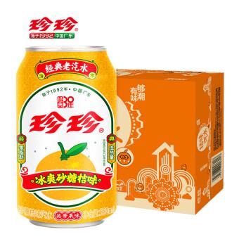 [6974480210034] Y珍珍砂糖橘味汽水/橙味汽水 330ml*6*4