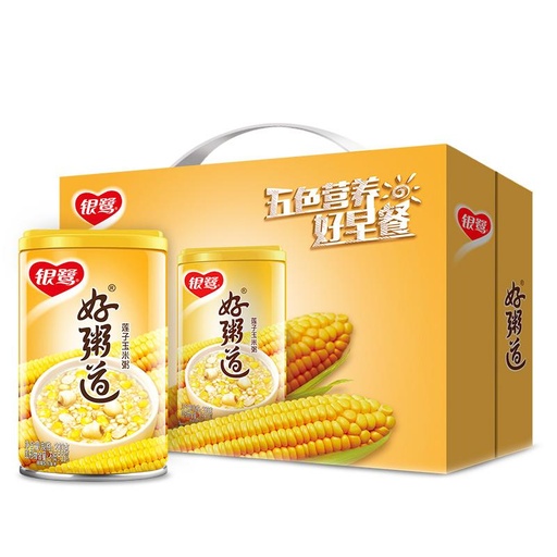[Z0051] Y银鹭好粥道莲子玉米粥280g*12 / ข้าวต้มข้าวโพด