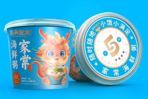 [6977787680135] 合天宝龙家常海鲜粥/Hetianbaolong Seafood Rice Porridge/৪২ গ্রাম *২৪