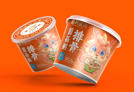 [6977787680111] 合天宝龙排骨菌菇粥/Hetianbaolong Cháo Sườn Heo và Nấm/42g *24