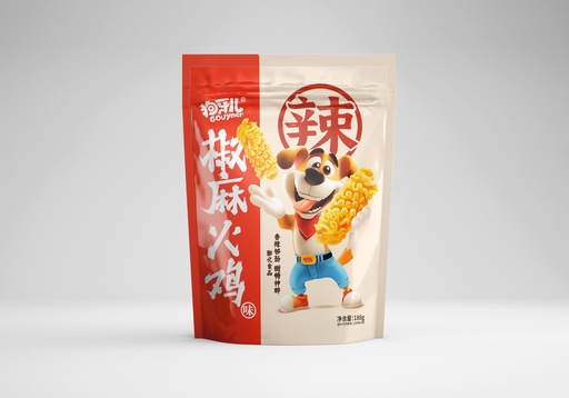 [6938803996524] 狗牙儿八爪烧升级版-椒麻火鸡味/188g *30
