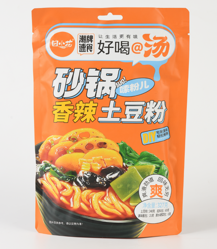[6936381702780] 田小花砂锅香辣士豆粉袋装327g *30/Mie instan (rasa pedas)