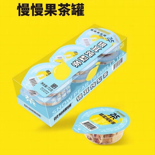 [6957590308440] 茶仙慢慢慢慢果茶（银耳炖梨茶）72g*16/Чай