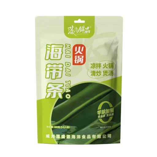 [6976271540160] 藻盛源火鍋海帶條/Zhaoshengyuan Hotpot Kelp Strips/200g*40
